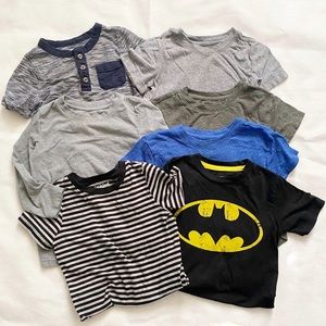 Lot of 7 toddler boys shirts